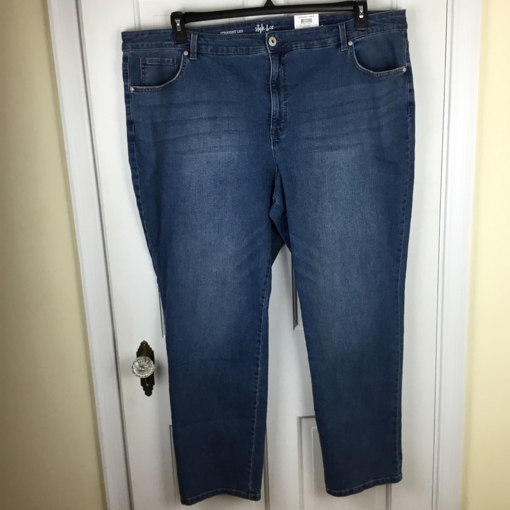 Style & Co. Straight Leg Jeans Size 24W NWT